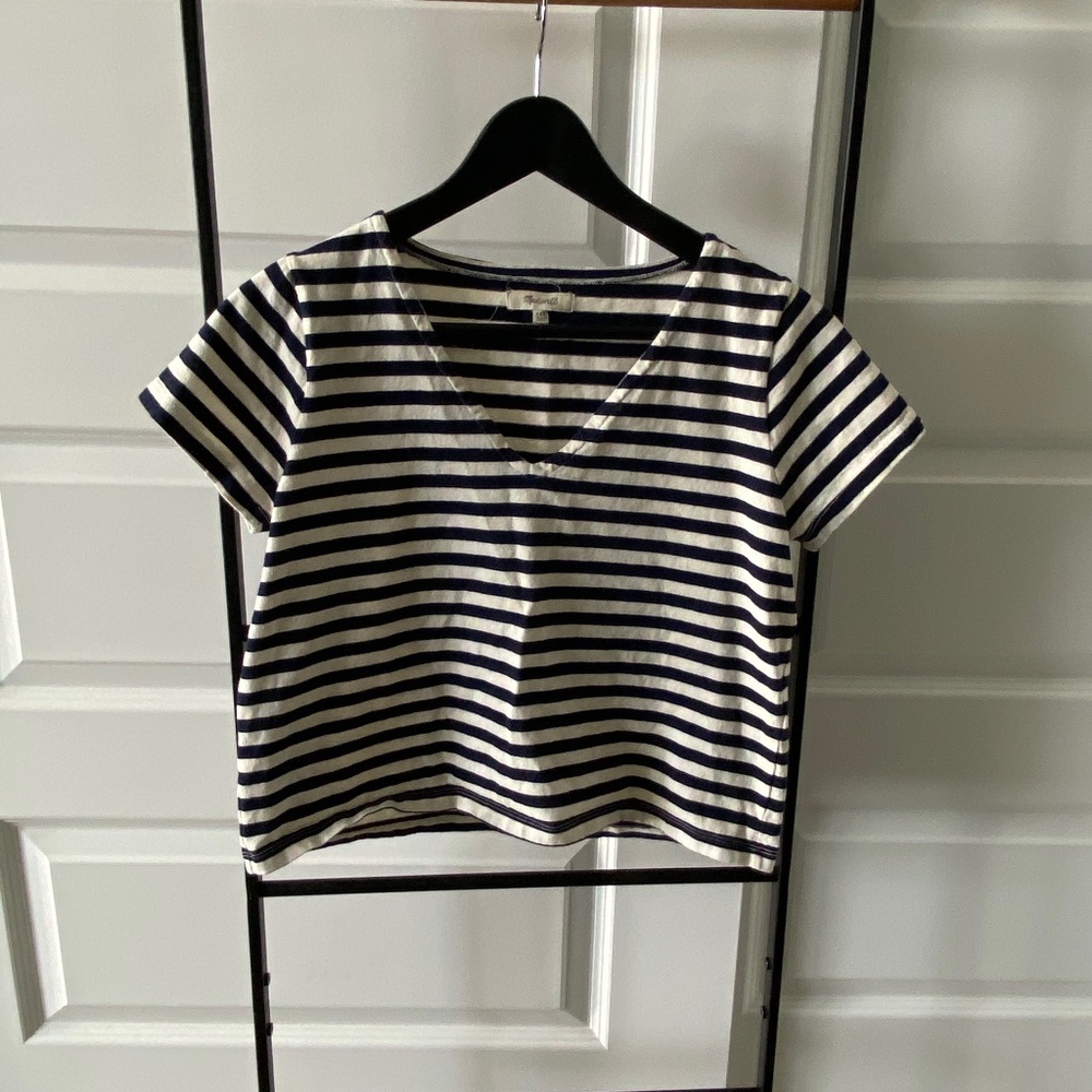 Madewell Short Sleeve Top, Cropped